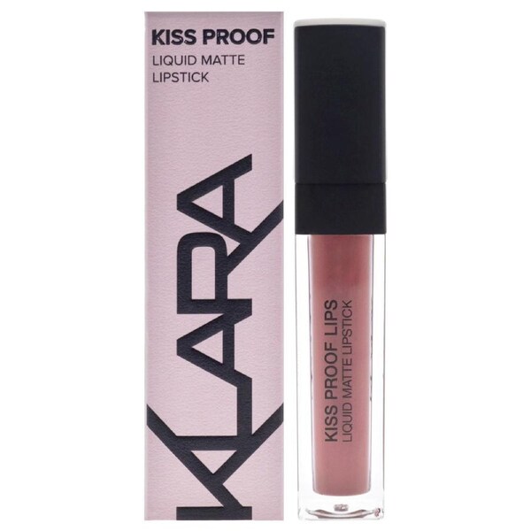 Kiss Proof Lipstick Liquid Matte - 30 Pinot by Klara for Women - 0.27 oz Lipstick 0.3 oz
