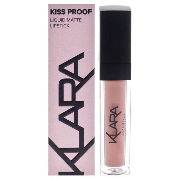 Kiss Proof Lipstick Liquid Matte - 20 Birthday Suit by Klara for Women - 0.27 oz Lipstick 0.3 oz