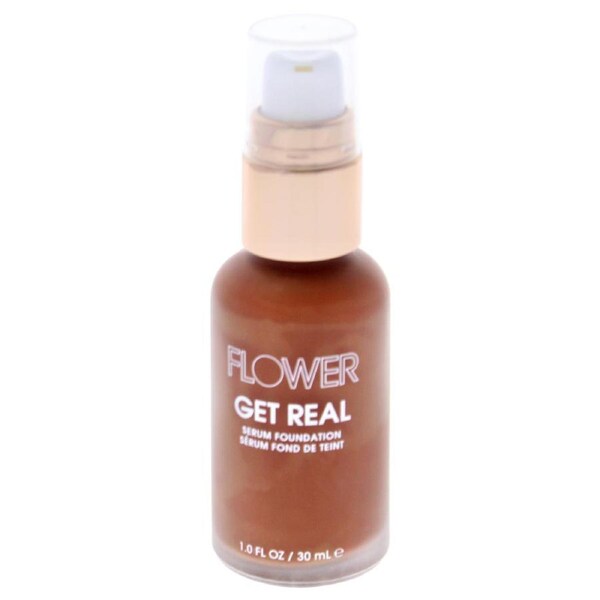 Get Real Serum Foundation - D4 Cocoa by Flower Beauty for Women - 1 oz Foundation 1 oz