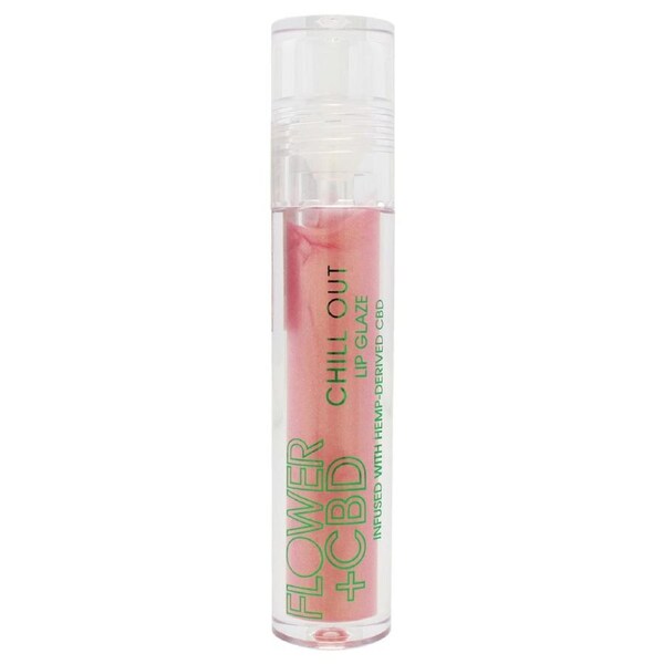 CBD Chill Out Lip Glaze - Dazed by Flower Beauty for Women - 0.1 oz Lip Gloss 0.1 oz