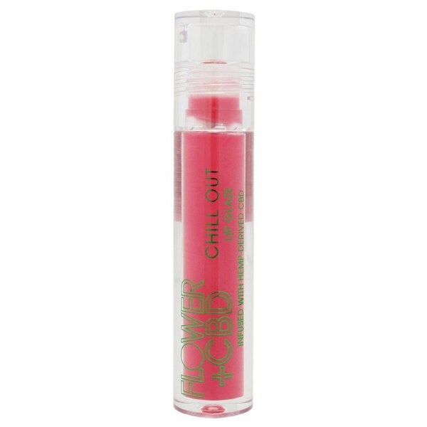 CBD Chill Out Lip Glaze - Unwind by Flower Beauty for Women - 0.1 oz Lip Gloss 0.1 oz