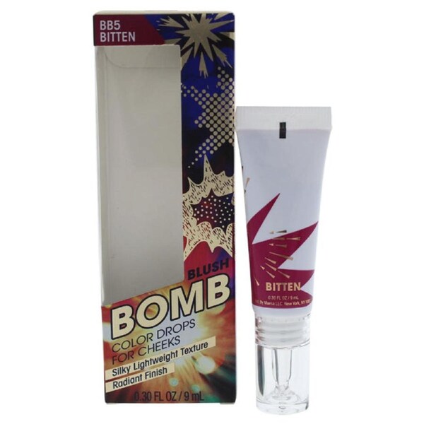 Blush Bomb Color Drops for Cheeks - BB5 Bitten by Flower Beauty for Women - 0.30 oz Blush 0.30 oz