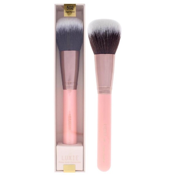 Rose Gold Large Powder Brush - 502 by Luxie for Women - 1 Pc Brush 1 Pc