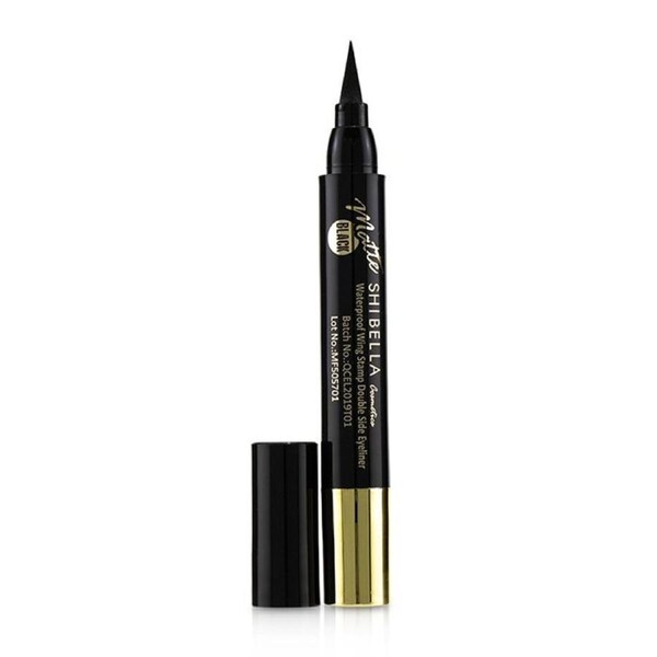 SHIBELLA Cosmetics Waterproof 24 Hours Long Lasting Wing Stamp Eyeliner Double Side Eyeliner - Thin Stamp 4.5ml/0.1587oz 4.5ml/0.1587oz