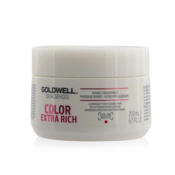 Goldwell Dual Senses Color Extra Rich 60SEC Treatment (Luminosity For Coarse Hair) 200ml/6.7oz 200ml/6.7oz