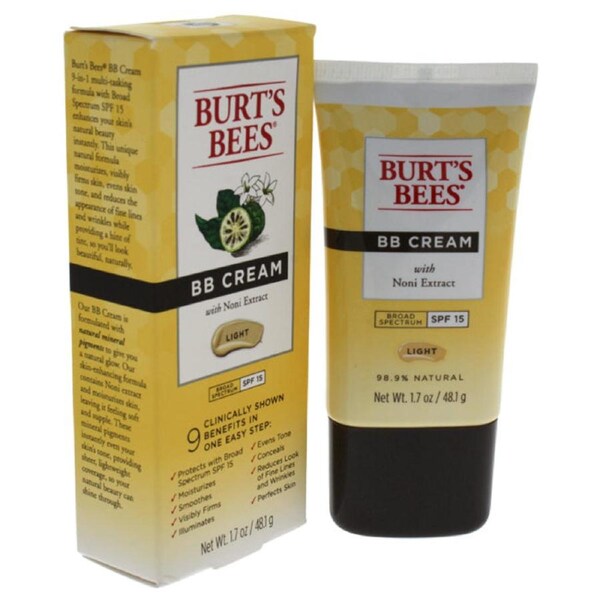 Burts Bees BB Cream SPF 15 - Light by Burts Bees for Women - 1.7 oz Makeup 1.7 oz
