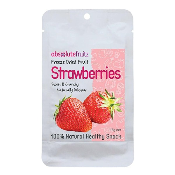 Absolute Fruitz AbsoluteFruitz Freeze Dried Whole Strawberries 18g 18g