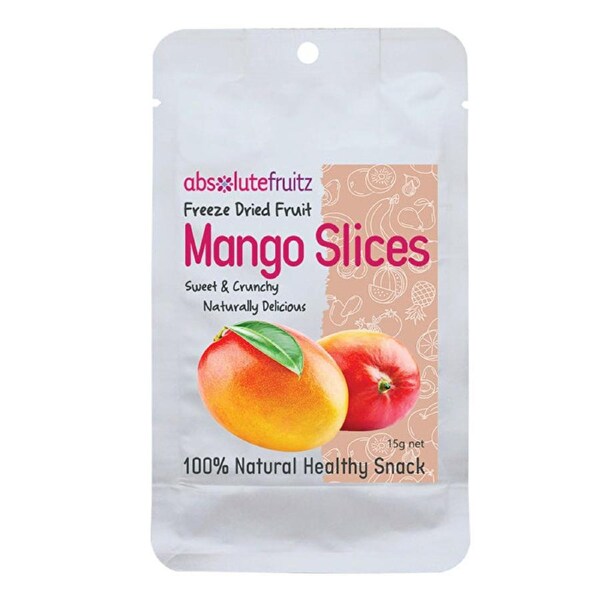 Absolute Fruitz AbsoluteFruitz Freeze Dried Mango Slices 15g 15g