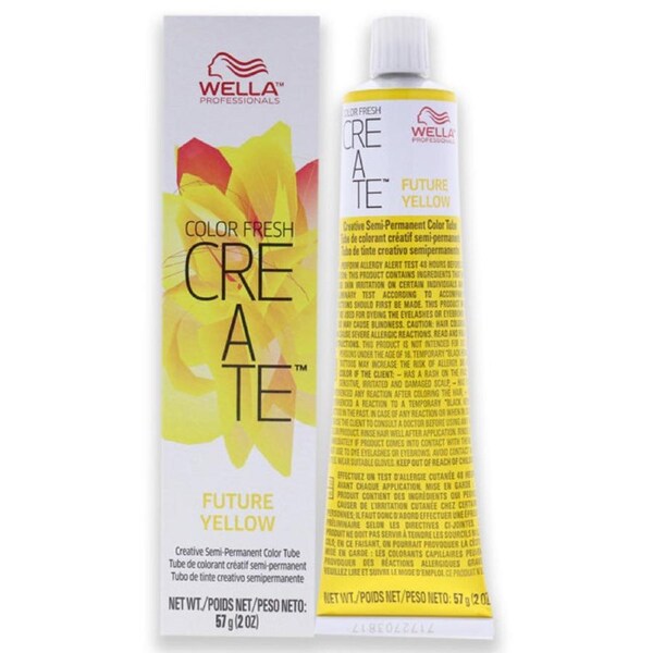 Color Fresh Create Semi-Permanent Color - Future Yellow by Wella for Unisex - 2 oz Hair Color 2 oz