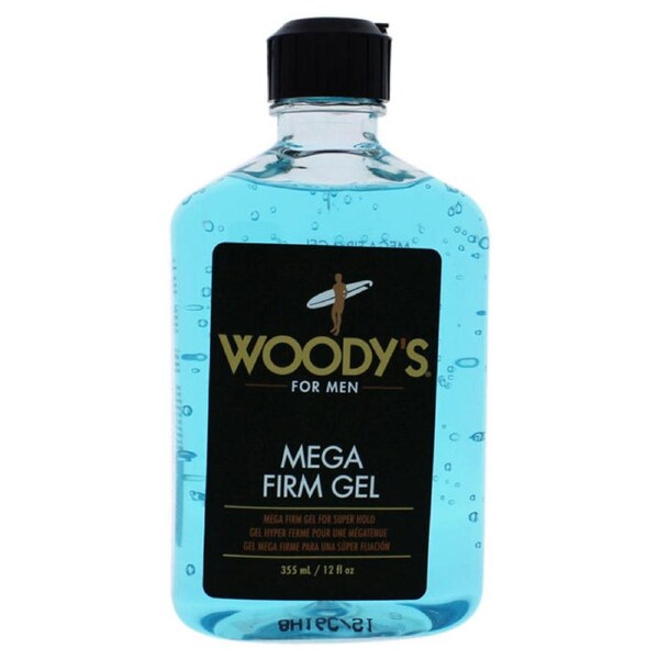 Mega Firm Gel by Woodys for Men - 12 oz Gel 12 oz