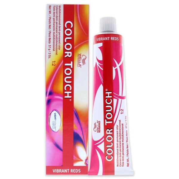 Color Touch Demi-Permanent Color - 4 5 Medium Brown-Red-Violet by Wella for Unisex - 2 oz Hair Color 2 oz