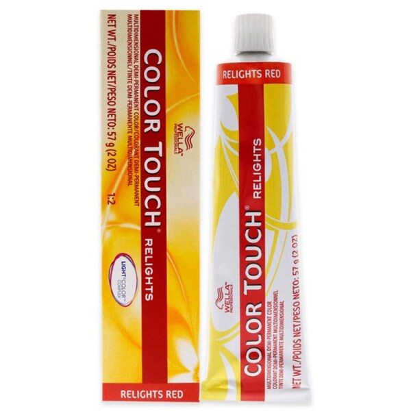 Color Touch Relights Demi-Permanent Color - 57 Red-Violet Brown by Wella for Unisex - 2 oz Hair Color 2 oz