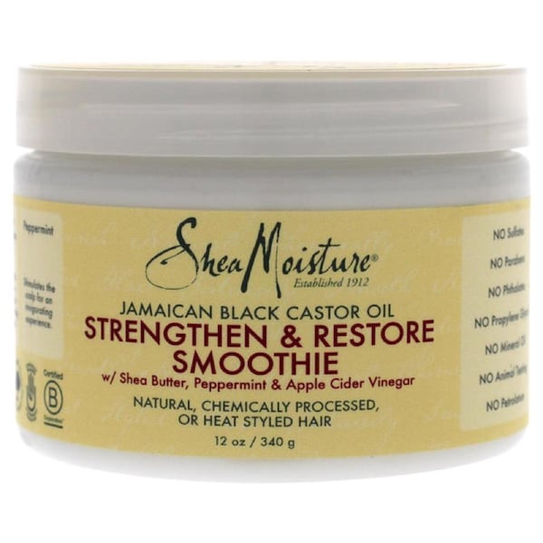 Jamaican Black Castor Oil Strengthen and Restore Smoothie by Shea Moisture for Unisex - 11.5 oz Moisturizer 12 oz