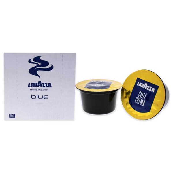 Blue Coffe Cream Roast Ground Coffee Pods by Lavazza for Unisex - 100 Pods Coffee 100 Pods
