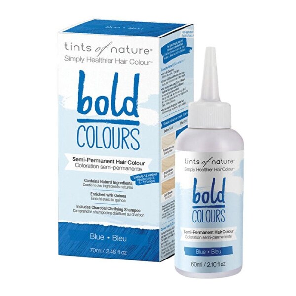 Tints of Nature Bold Colours (Semi-Permanent Hair Colour) Blue 70ml 70ml
