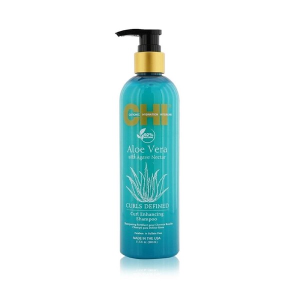 CHI Aloe Vera with Agave Nectar Curls Defined Curl Enhancing Shampoo 340ml/11.5oz 340ml/11.5oz