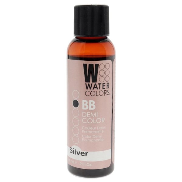 Watercolors BB Demi-Permanent Hair Color - Silver by Tressa for Unisex - 2 oz Hair Color 2 oz