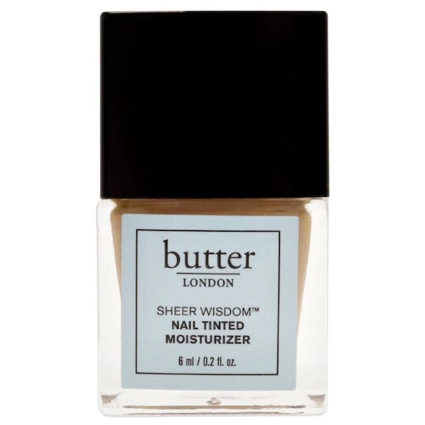 Sheer Wisdom Nail Tinted Moisturizer - Medium by Butter London for Women - 0.2 Nail Polish 0.2 oz