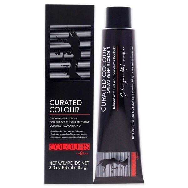 Curated Colour - 4.0-4N Natural Brown by Colours By Gina for Unisex - 3 oz Hair Color 3 oz