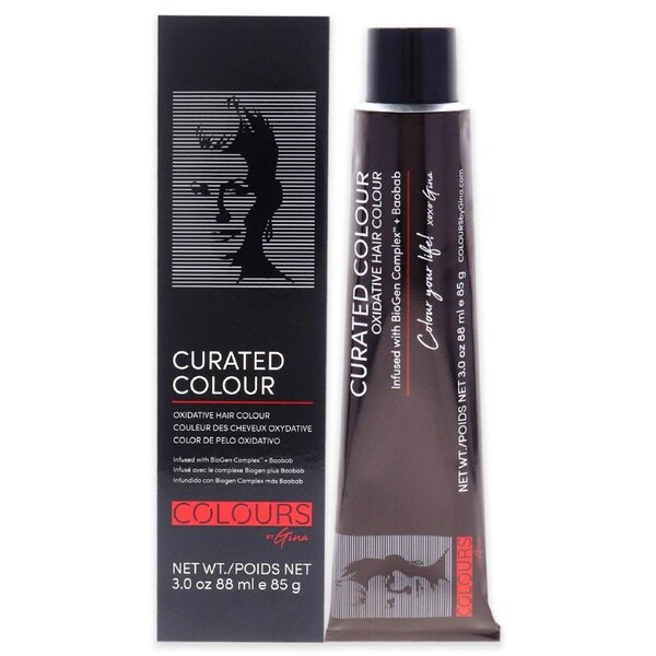 Curated Colour - 4.35-4GM Golden Mahogany Brown by Colours By Gina for Unisex - 3 oz Hair Color 3 oz