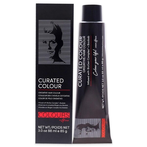 Curated Colour - 8.1-8B Light Cool Blonde by Colours By Gina for Unisex - 3 oz Hair Color 3 oz