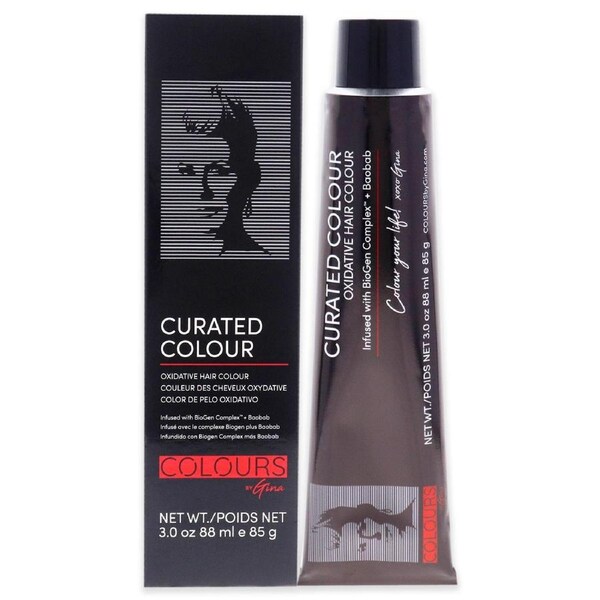 Curated Colour - 5.5-5M Light Mahogany Brown by Colours By Gina for Unisex - 3 oz Hair Color 3 oz