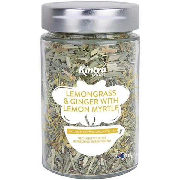 Kintra Foods Loose Leaf Tea Lemongrass & Ginger with Lemon Myrtle 70g 70g