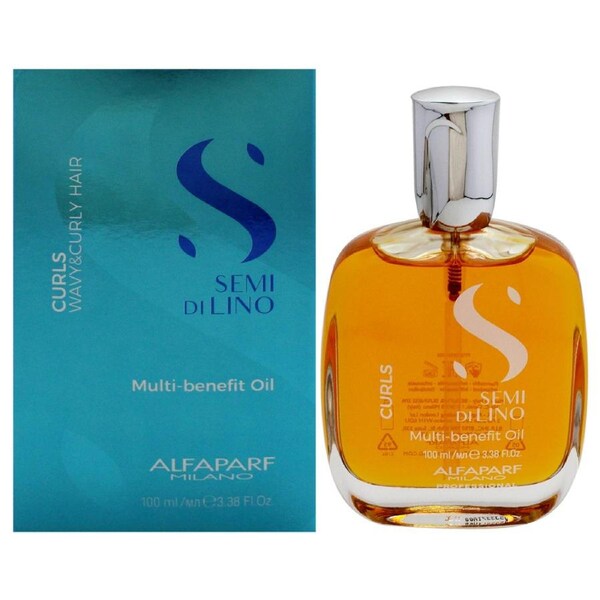 Semi Di Lino Curls Multi-Benefit Oil by Alfaparf Milano for Unisex - 3.38 oz Oil 3.38 oz