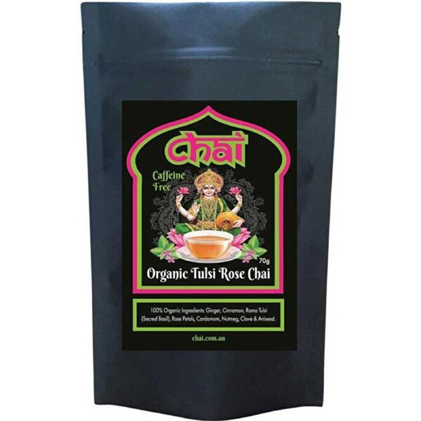 Chai Tea Organic Tulsi Rose Chai 70g 70g