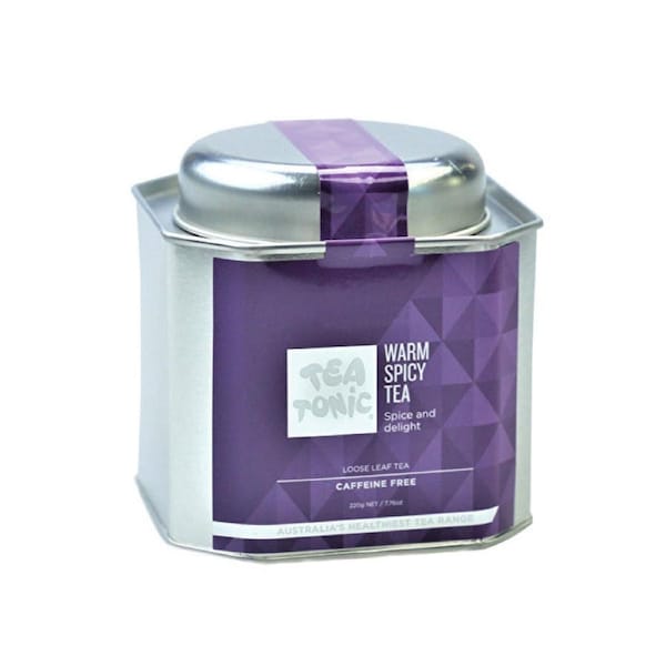 Tea Tonic Warm Spicy Tea Caddy Tin 220g 220g