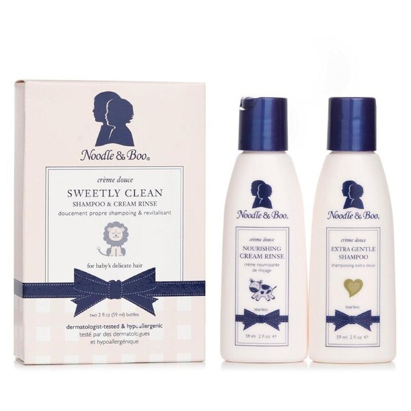 Noodle & Boo Sweetly Clean Kit: Extra Gentle Shampoo 59ml + Noursihing Cream Rinse 59ml 2pcs 2pcs