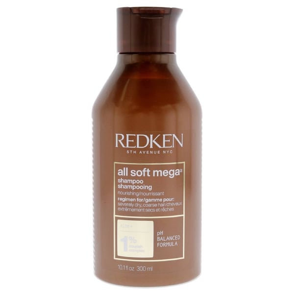Redken All Soft Mega Shampoo by Redken for Unisex - 10.1 oz Shampoo 10.1 oz