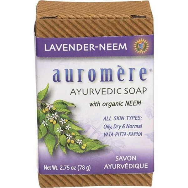 Auromere Neem Soap Ayurvedic Lavender Neem 12x78g 12x78g
