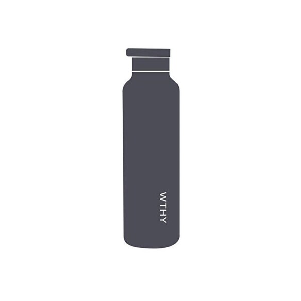 Worthy Sugarcane Drink Bottle Black 750ml 750ml