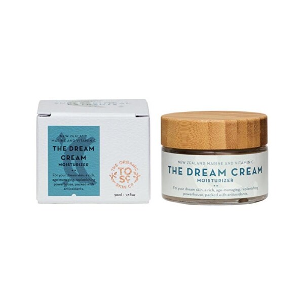 The Organic Skin Co Organic The Dream Cream Moisturiser New Zealand Marine and Vitamin C 50ml 50ml
