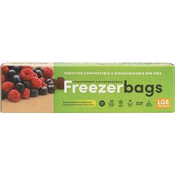 Biotuff Compostable Freezer Bags Large 20pk 6L 6L