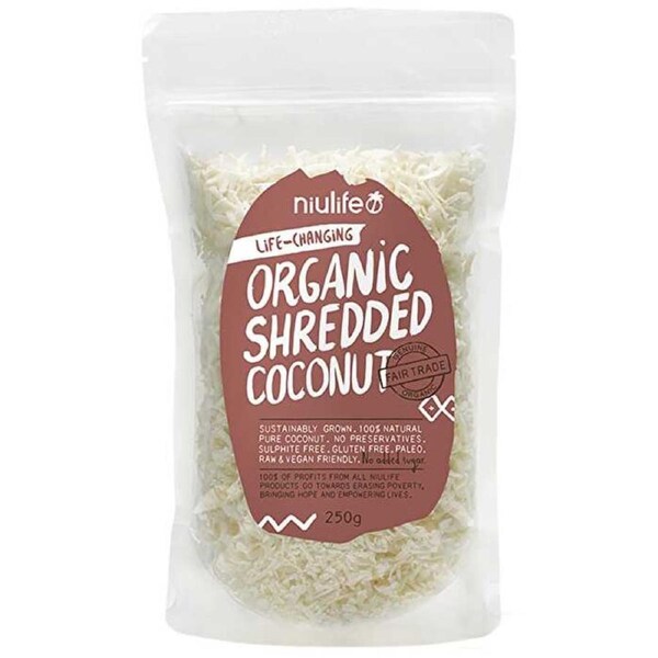 Niulife Shredded Coconut 250g 250g