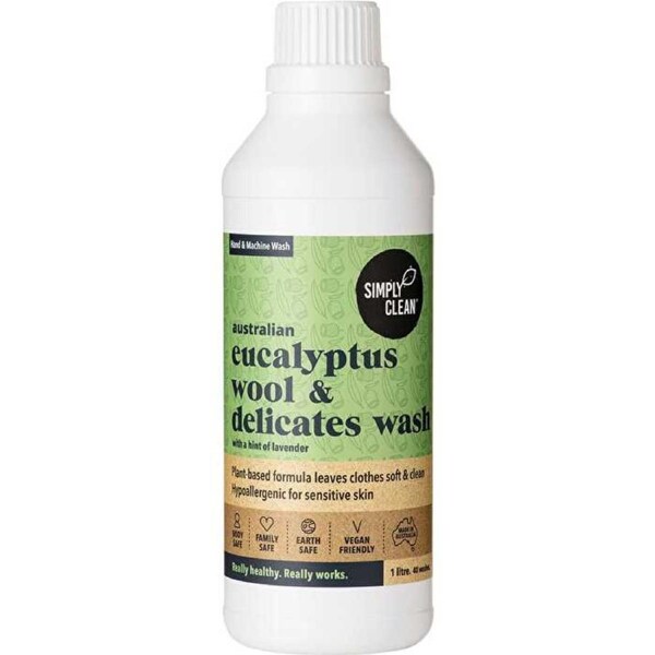 Simply Clean Wool & Delicates Wash Eucalyptus 1000ml 1000ml