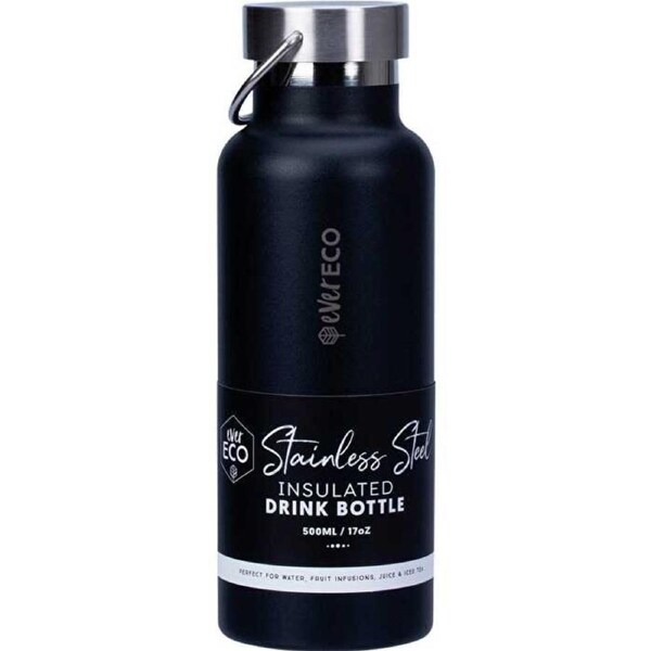 Ever Eco Insulated Stainless Steel Bottle Onyx 500ml 500ml