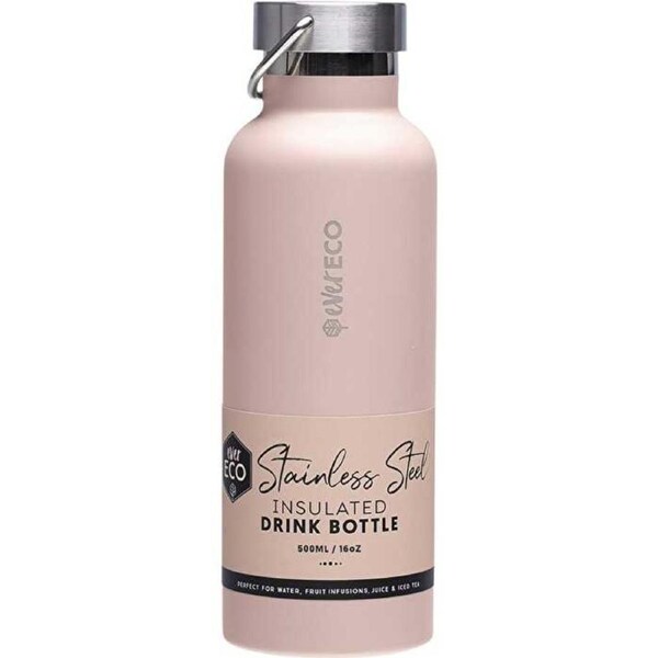 Ever Eco Insulated Stainless Steel Bottle Rose 500ml 500ml