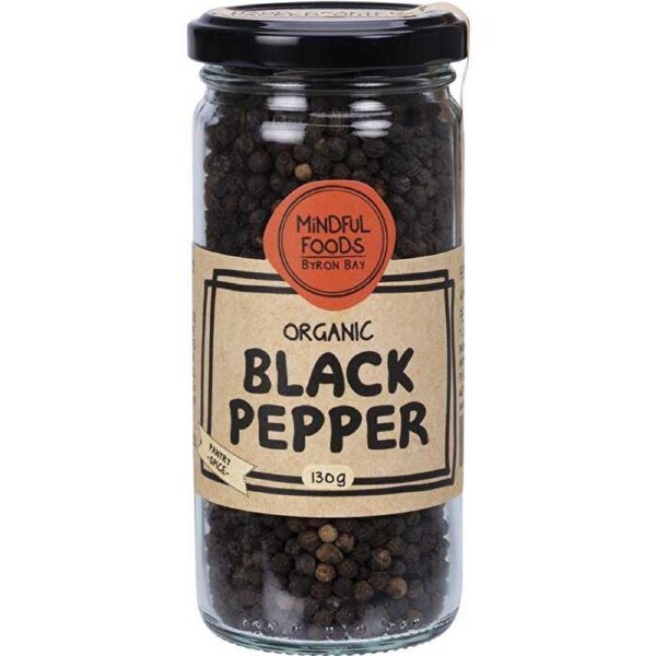 Mindful Foods Black Pepper Organic 130g 130g