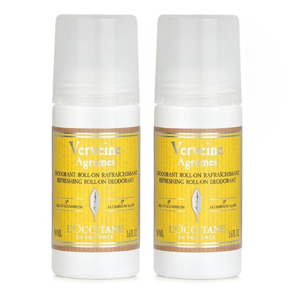 L'Occitane 1+1 Set Citrus Verbena Refreshing Roll-On Deodorant 50ml/1.6oz x2 50ml/1.6oz x2