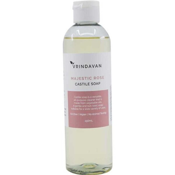 Vrindavan Castile Soap Majestic Rose 250ml 250ml