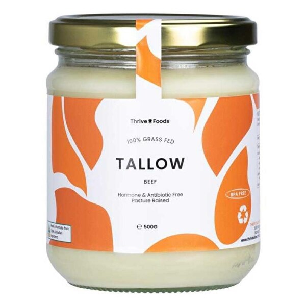 Thrive Tallow 100% Grass Fed Tallow 500ml 500ml