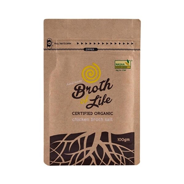 Broth Of Life Org Chicken Broth Salt 100g 100g