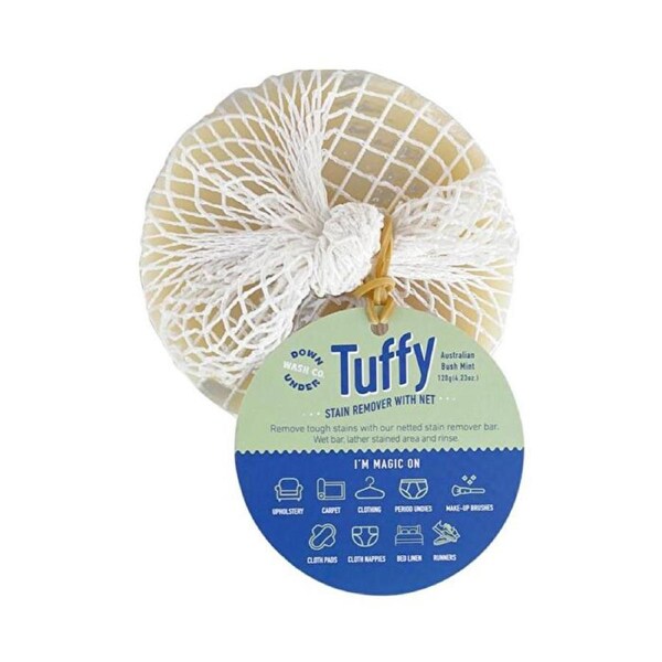 Downunder Wash Co Tuffy Stain Remover Bar Aus Bush Mint 120g 120g