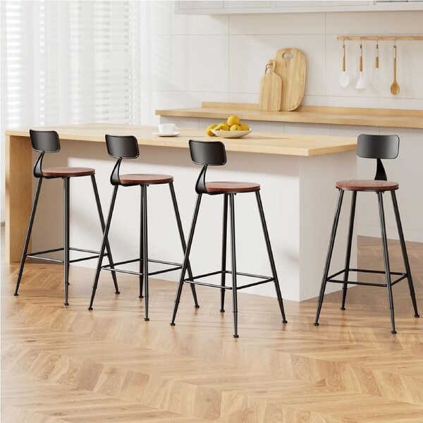 Artiss 2/4x Bar Stools Vintage Metal Chairs x4