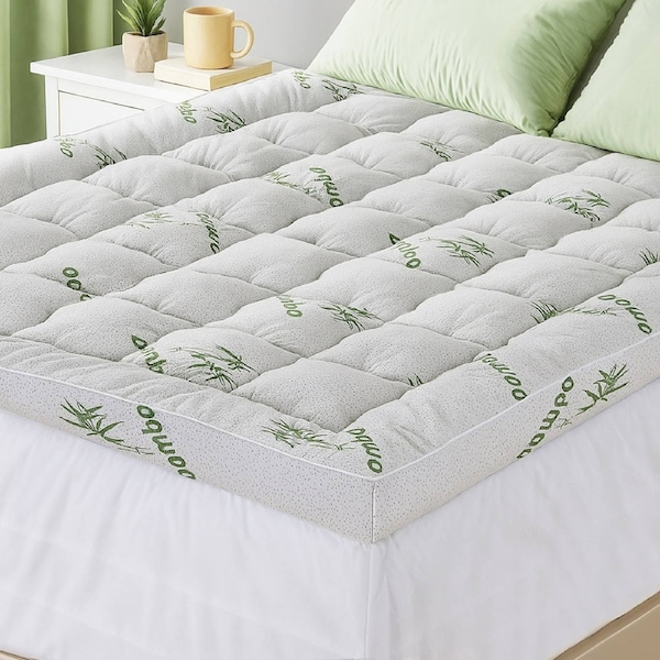 Giselle Mattress Topper 11cm Pillowtop toppers Bamboo Mattresses Protector All Size King