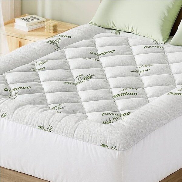 Giselle Mattress Topper 5cm Pillowtop toppers Bamboo Mattresses Protector All Size King