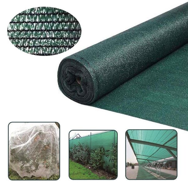 Elora Shadecloth 50-90% UV Beige 1.83/3.66x10-50m Mesh Roll Outdoor Garden Cover 1.83x20m Green